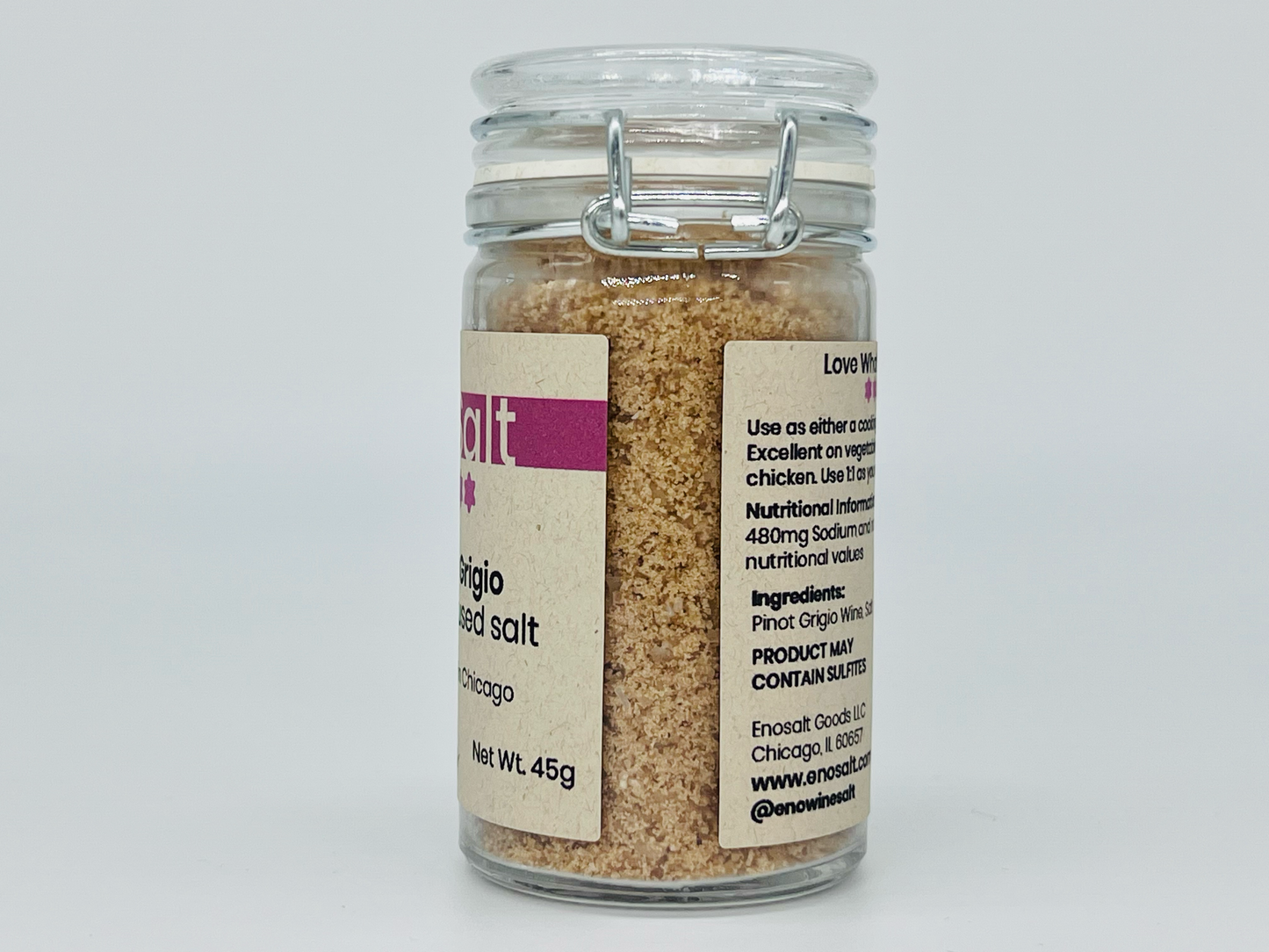 Pinot Grigio Wine Infused Salt