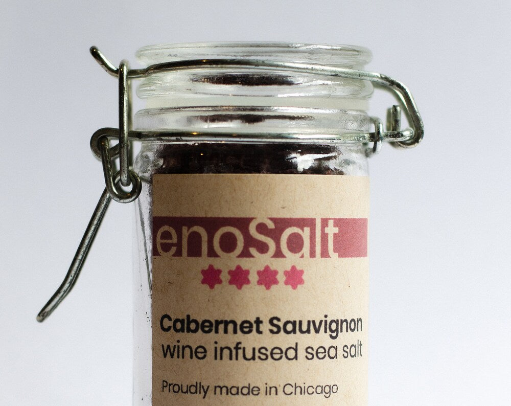 Cabernet Sauvignon Wine Infused Salt | Salt Cellar